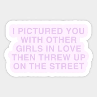 Hits Different Sticker